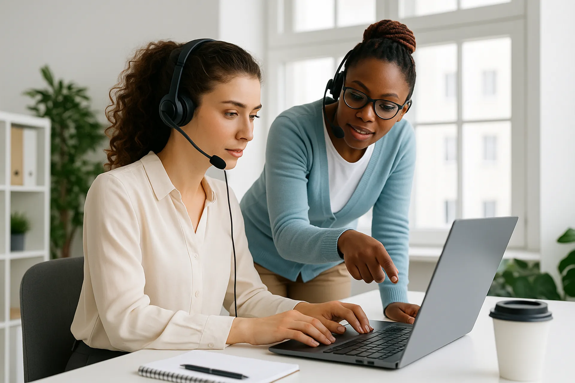 Due interpreti si confrontano sul lavoro
